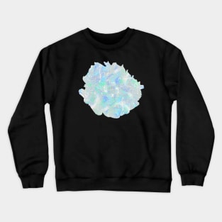 Dripping Brushstrokes Splatter Gray Crewneck Sweatshirt